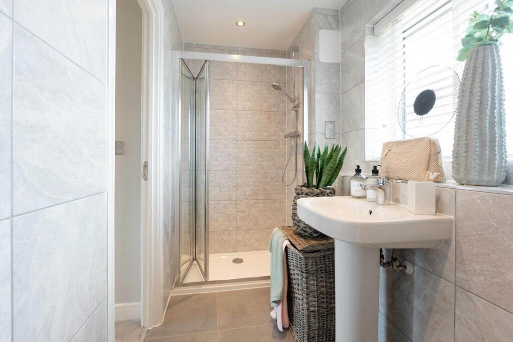 An en-suite bathroom away from the family