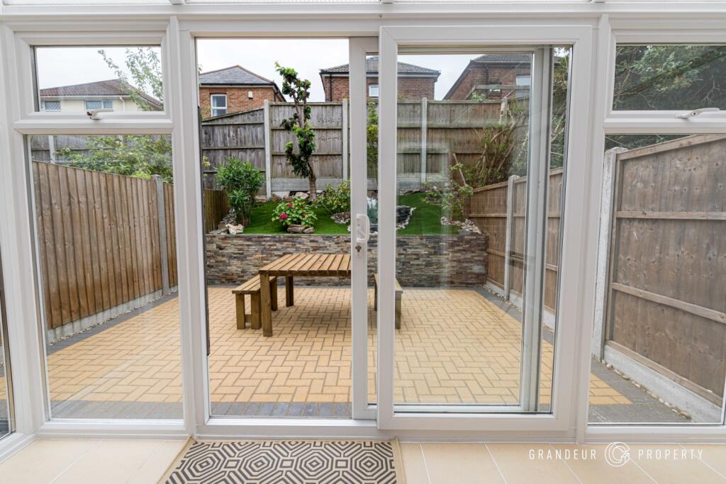 view from conservatory