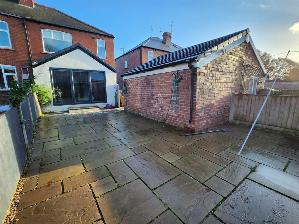 Rear Patio