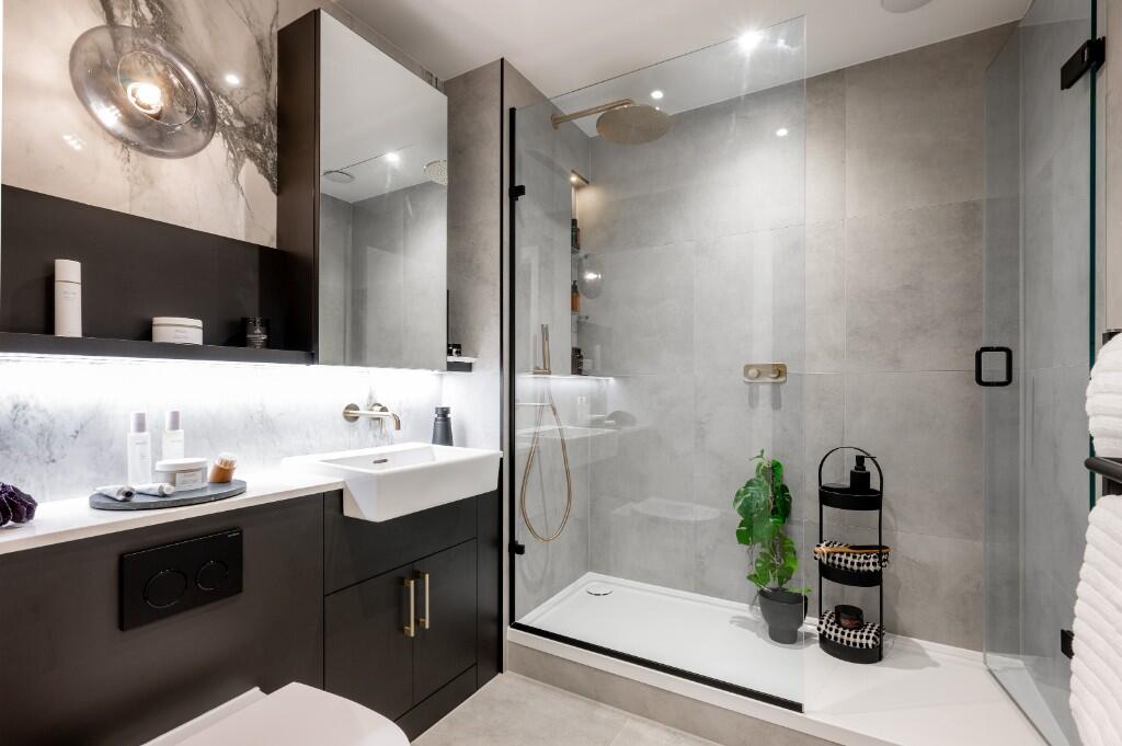 Sleek bathroom