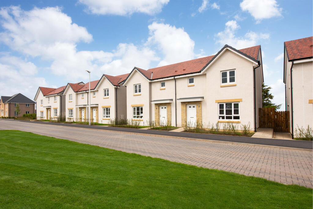 Street scene of 3 bedroom semi-detached homes