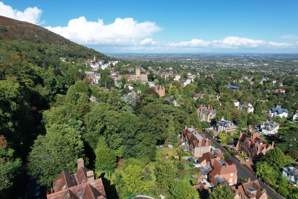 Showing the location to Great Malvern