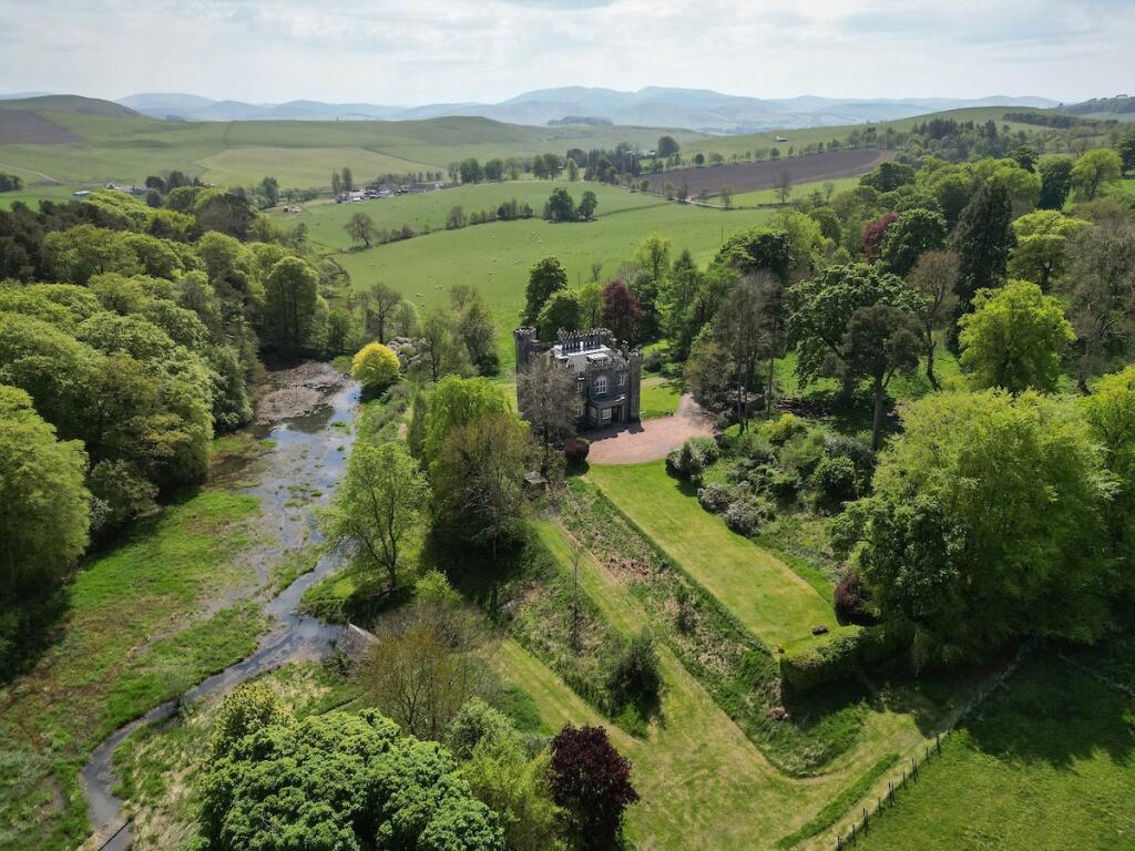 Aerial View House