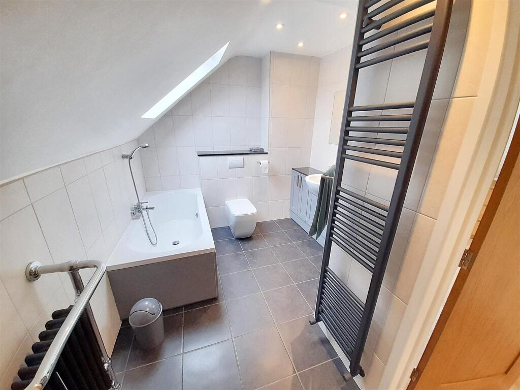 First-floor bathroom