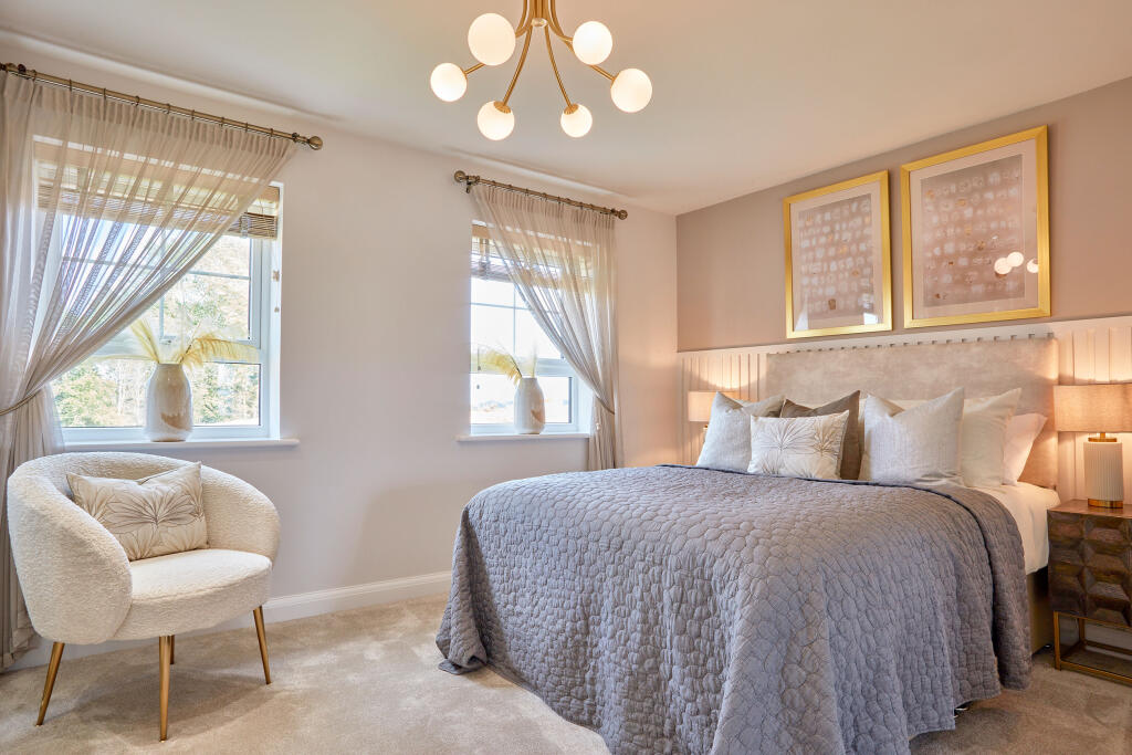 Further double bedroom in the Norbury 3 bedroom home