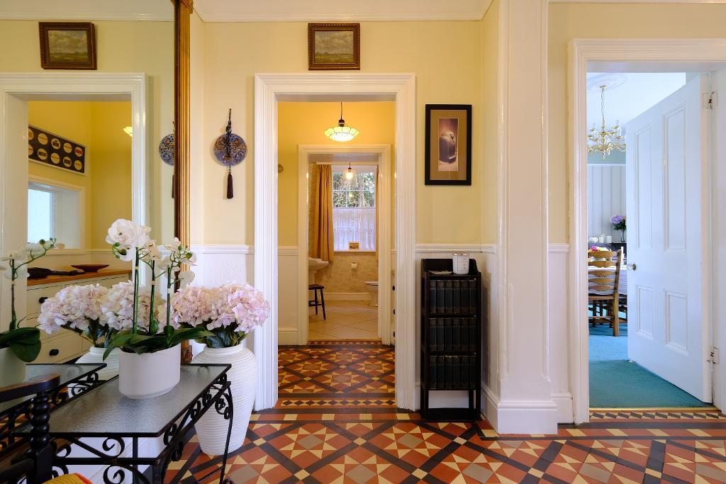 Dining room and cloakroom
