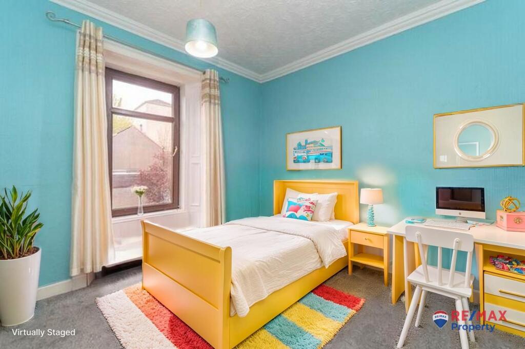 Virtually Staged Bedroom