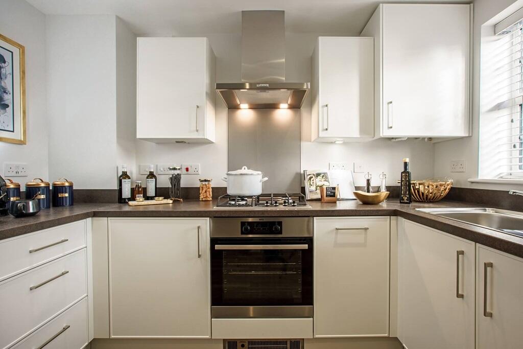A modern, easy to clean kitchen