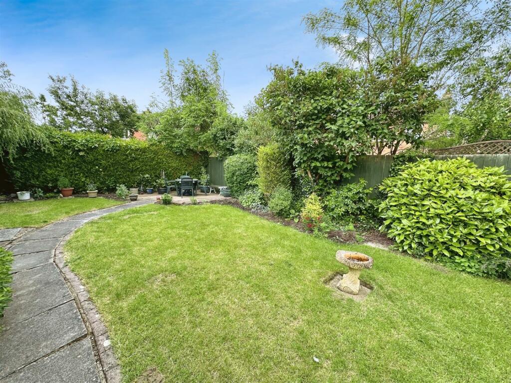 Rear garden