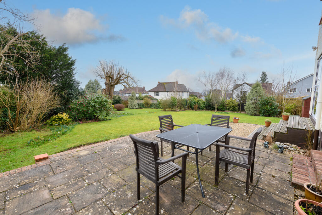 Rear garden from terrace