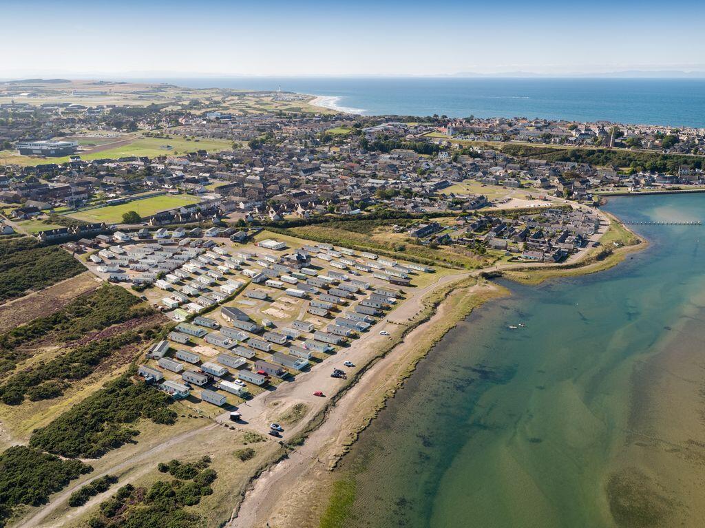 2022 Scotland Lossiemouth Aerial Drone Local Area 