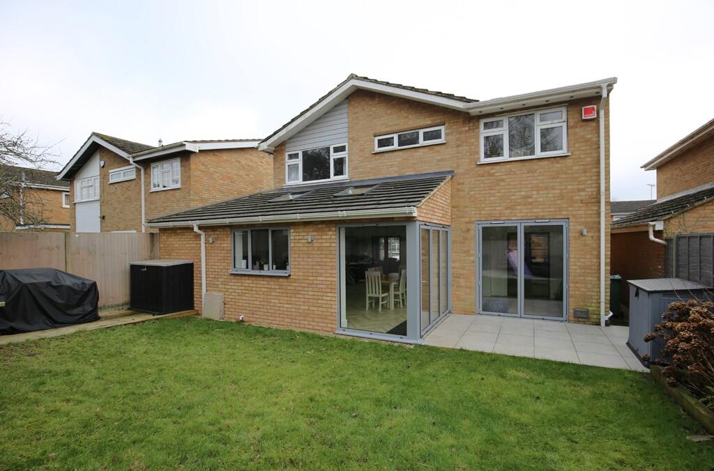 Rear of property