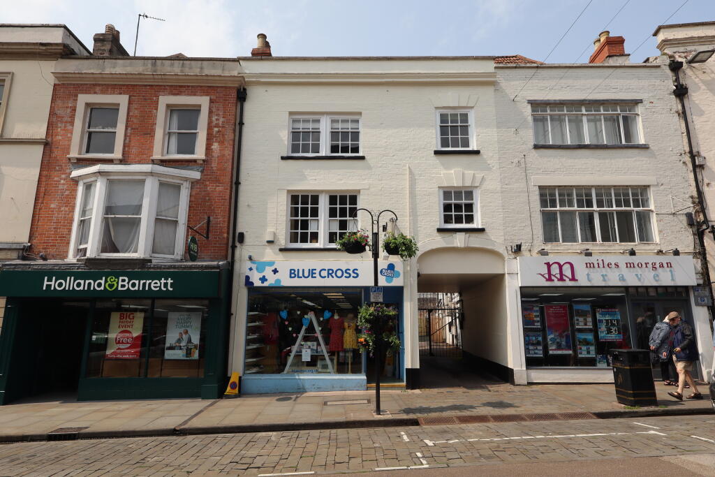 Front. Windows on the second floor