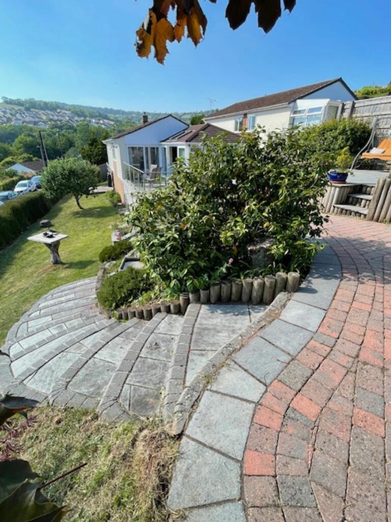 Garden and patio