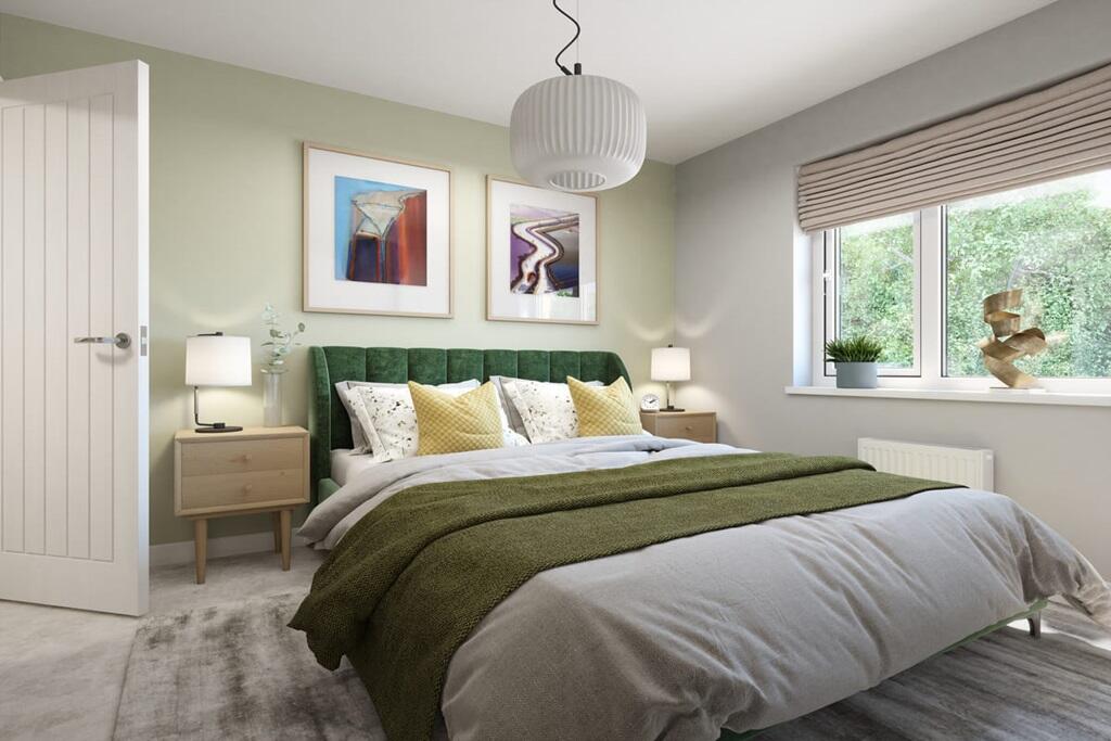 Plenty of space for a king-sized bed