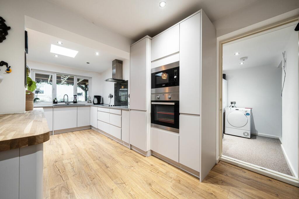 Kitchen into Utility room
