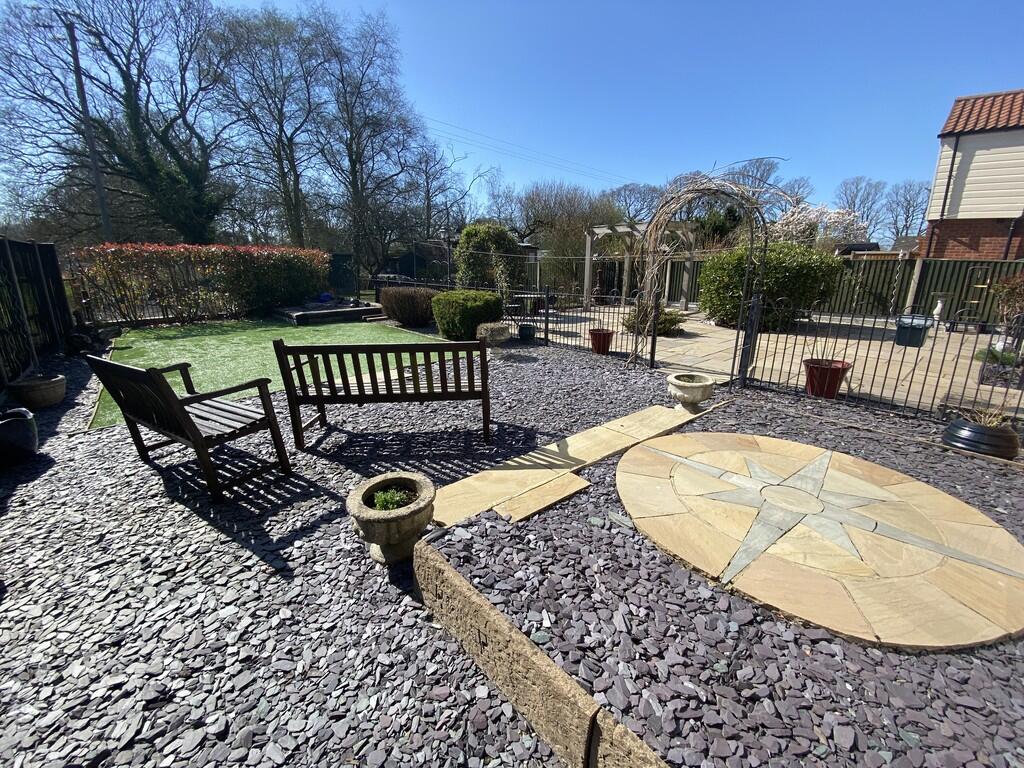 Terrace and patio