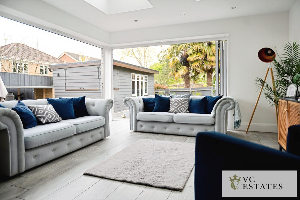 Reception Room with Bifolds to Garden