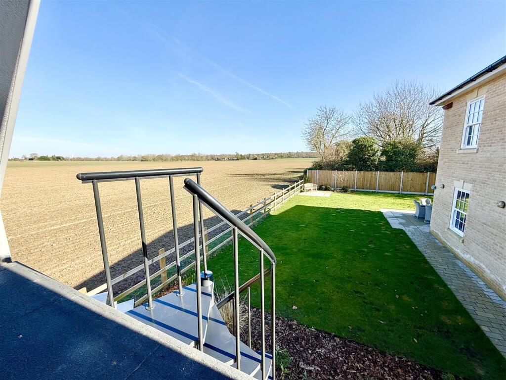 views from the garage loft room