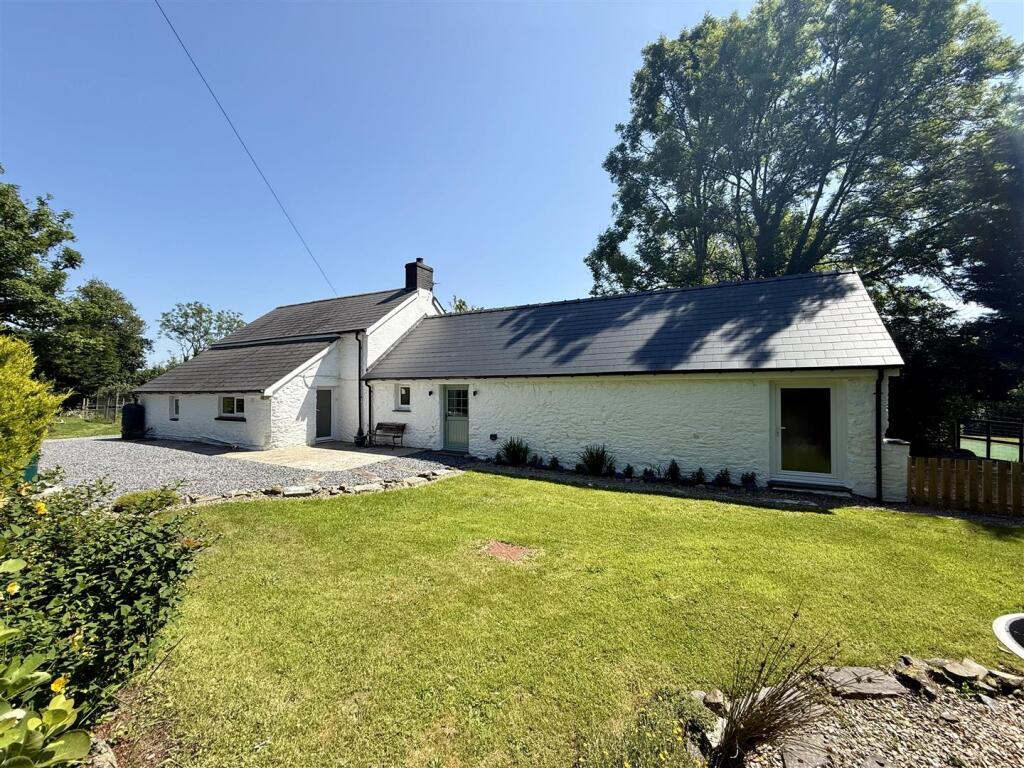 Entrance door from living room to recently convert