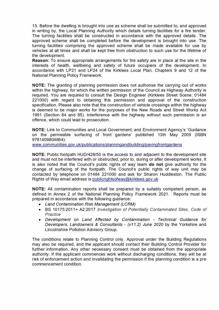 PLANNING CONSENT