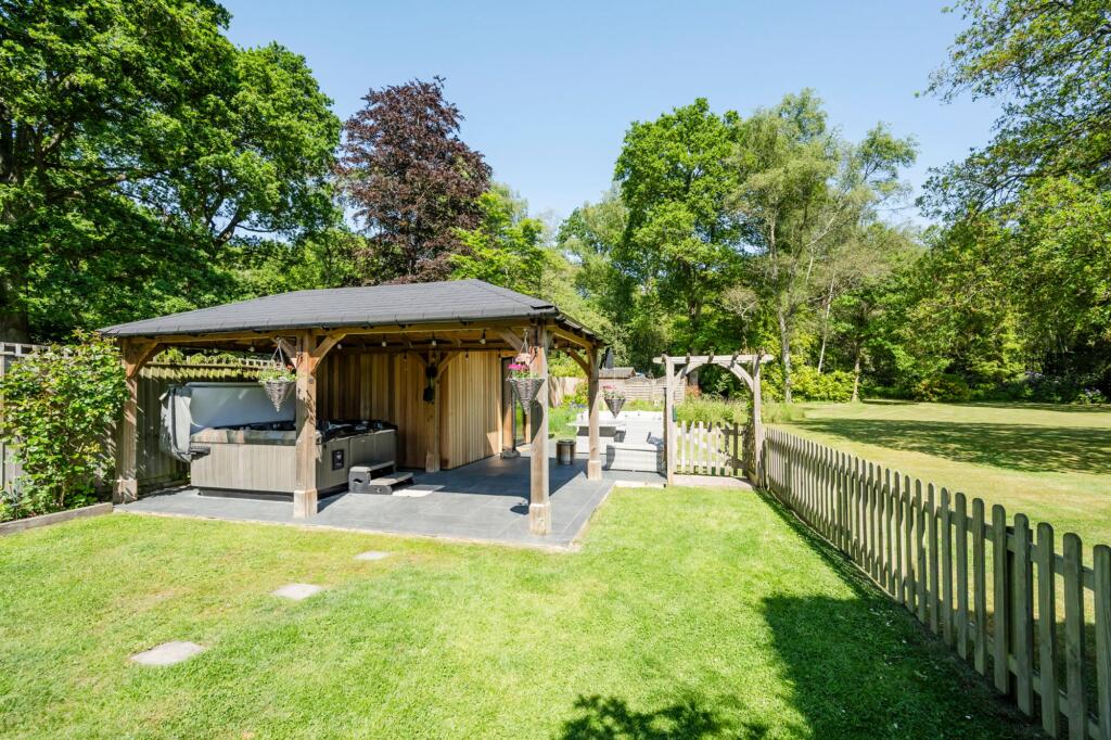 Large Gazebo with further outbuilding