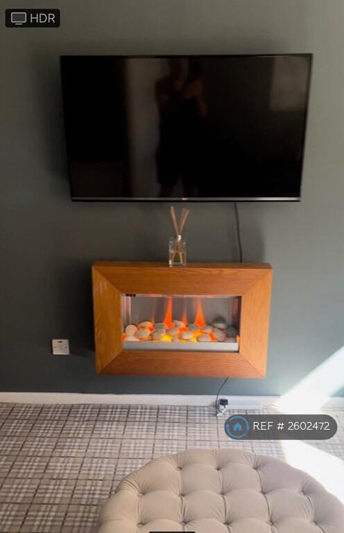 Feature Fire And Flat Screen Smart Tv