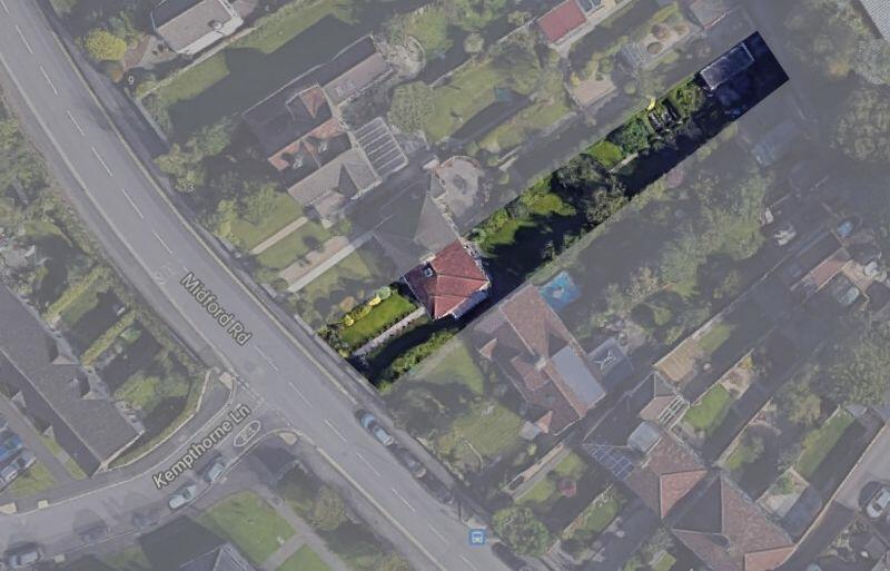 Aerial of plot