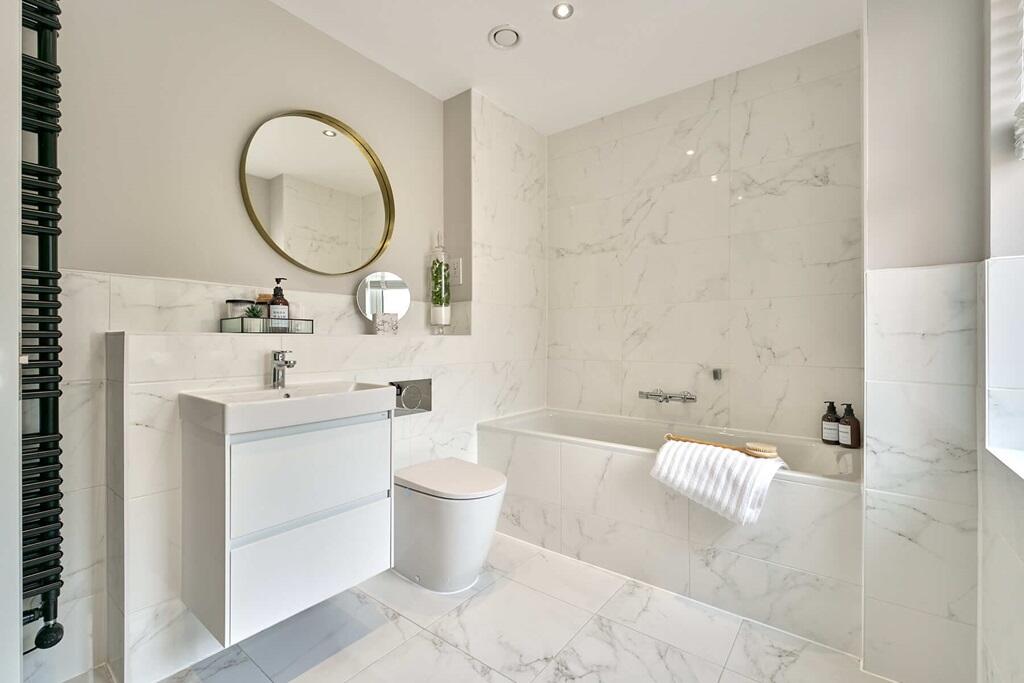 Convenient first floor bathroom