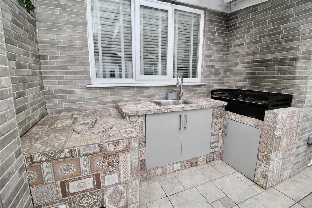 Covered Seating Area/ Outside Kitchen