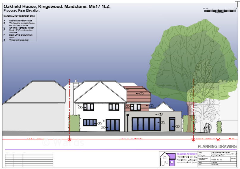 Proposed Rear Elevation