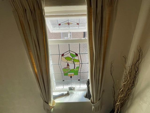 Original stained leaded window
