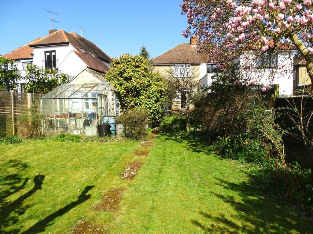 VIEW FROM LOWER GARDEN AREA