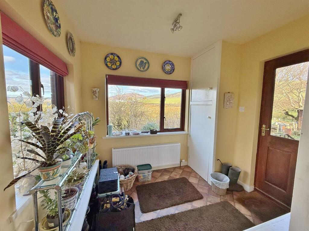 Rear entrance porch