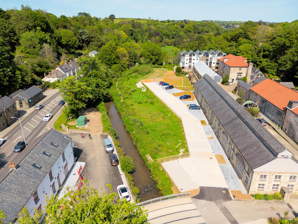 Aerial view of site