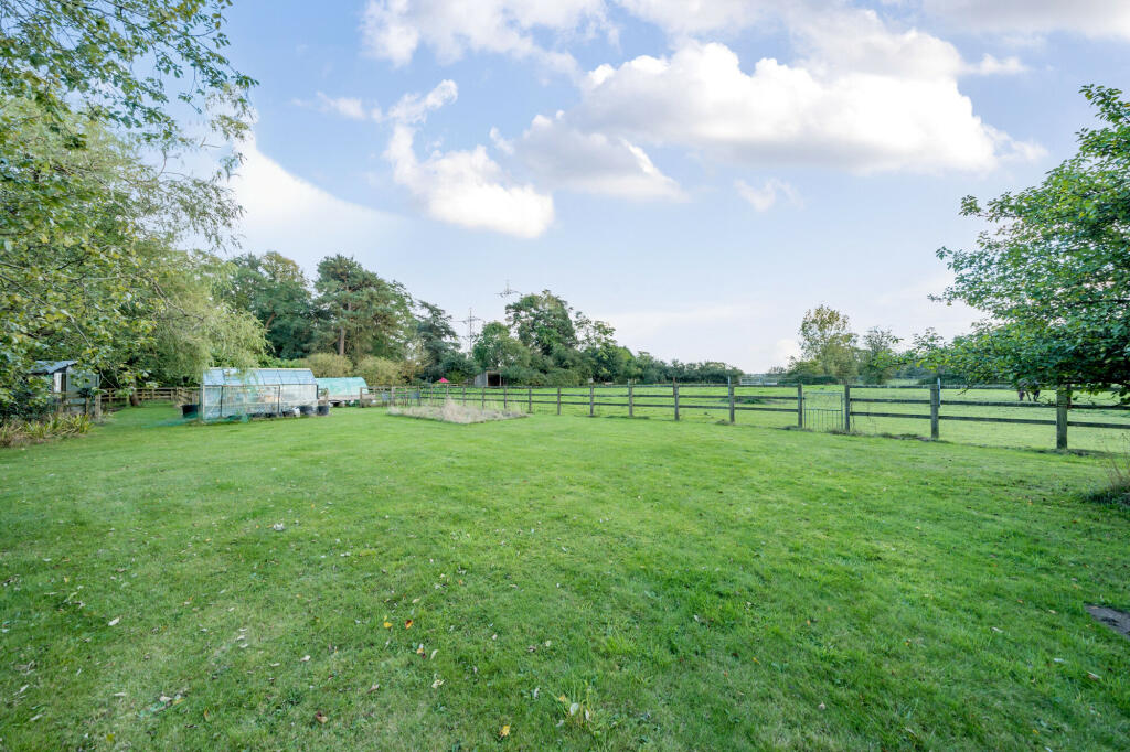 Rural views to the front