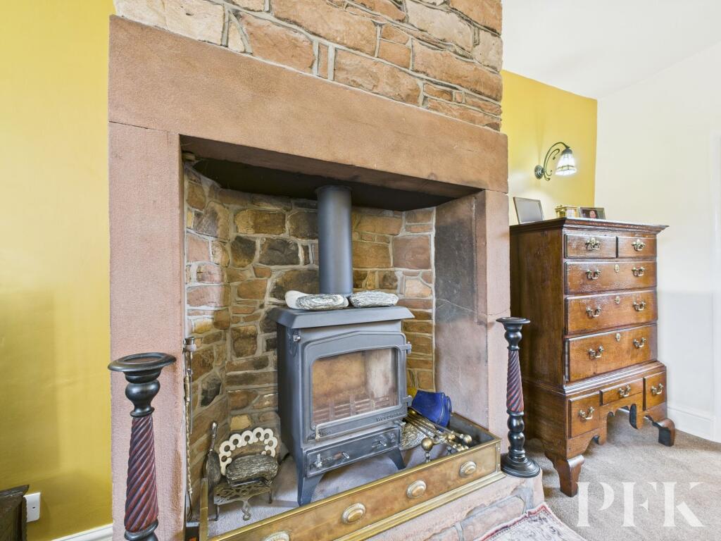 Stove in lounge