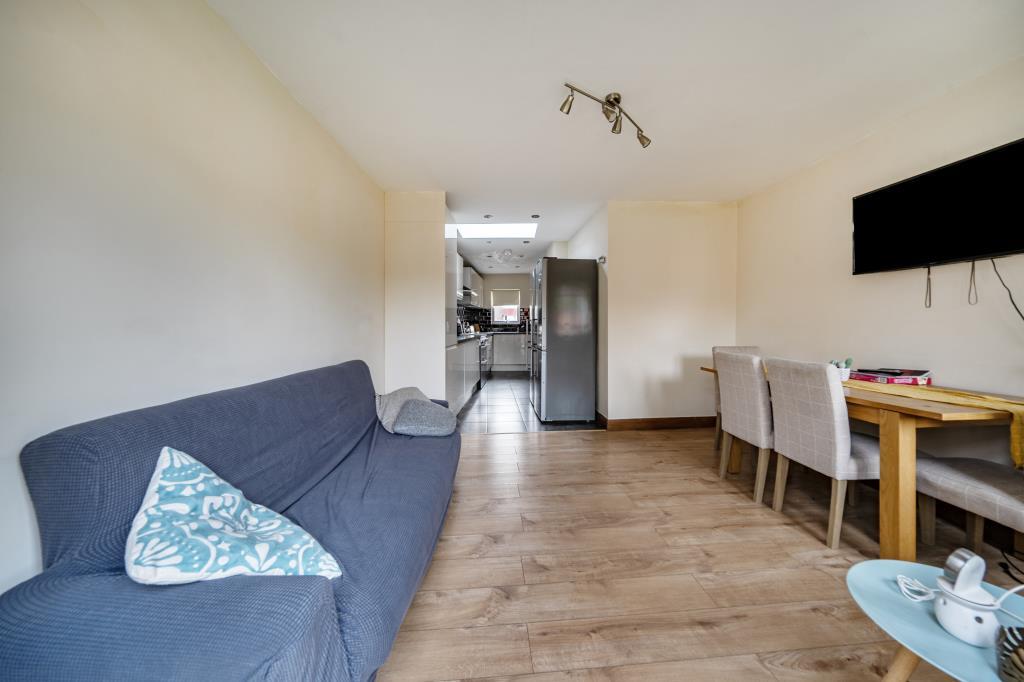 Reception/Dining Room leading to Kitchen