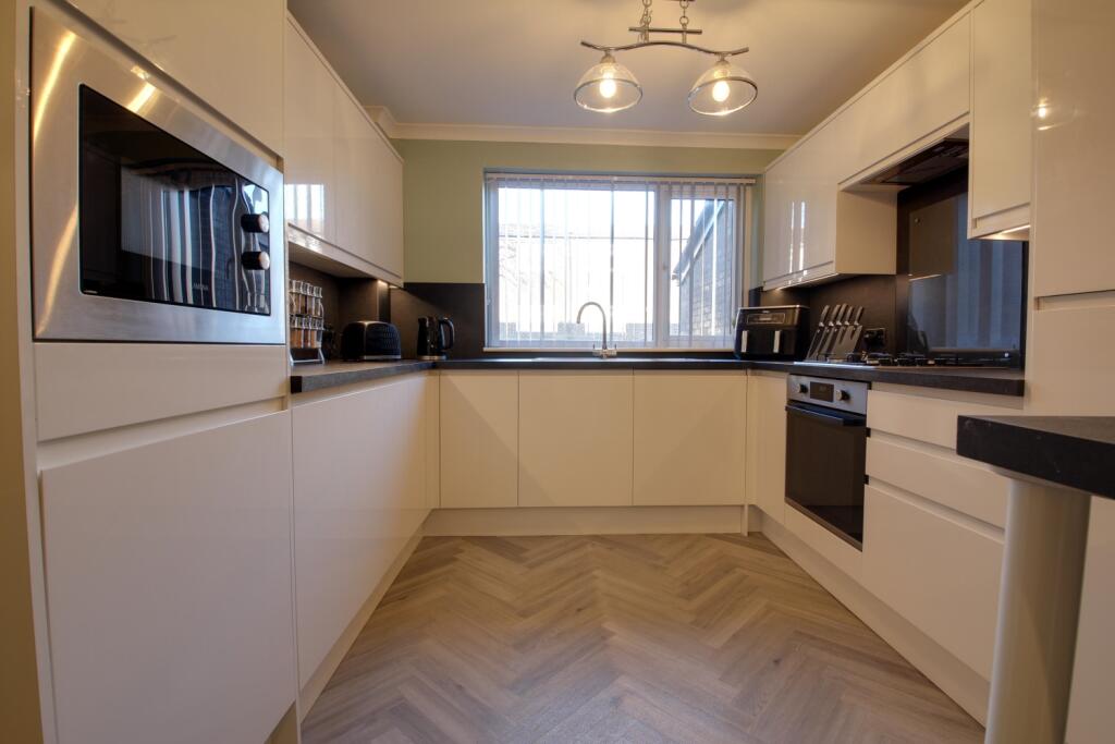 Kitchen area of the Open Plan Kitchen Diner