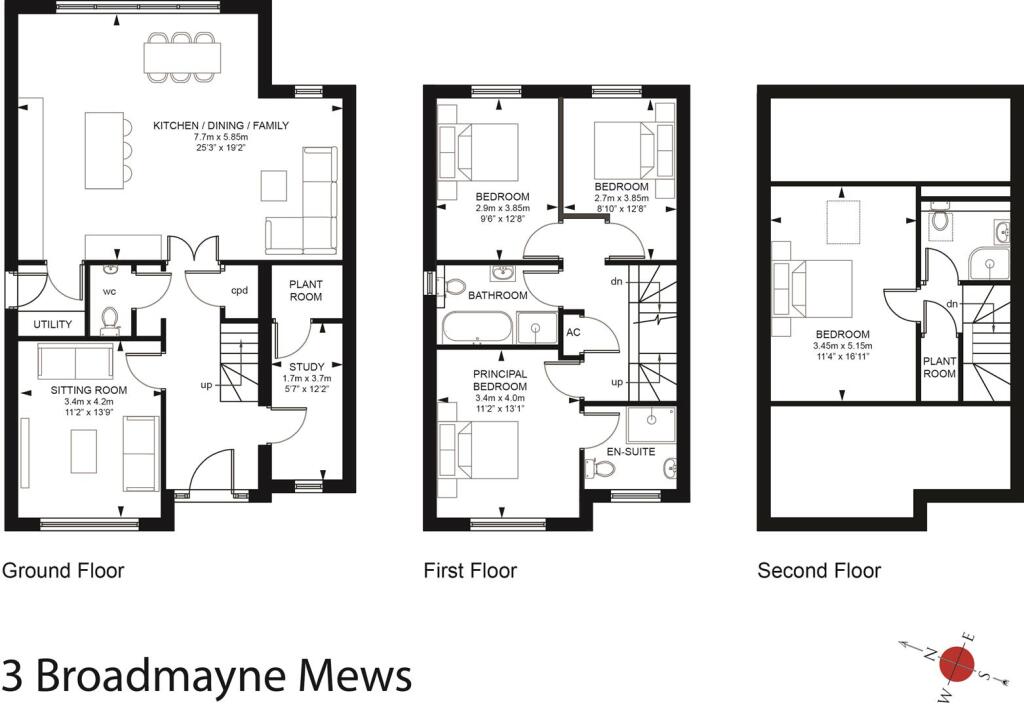 House No. 3 Floor Plan