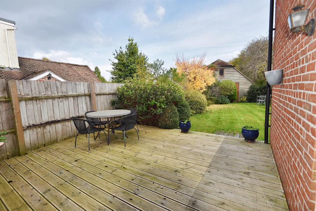 Decked Seating Area