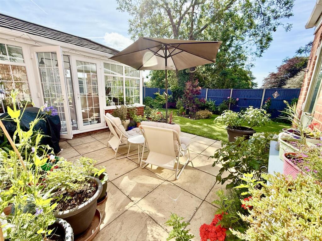 patio and garden