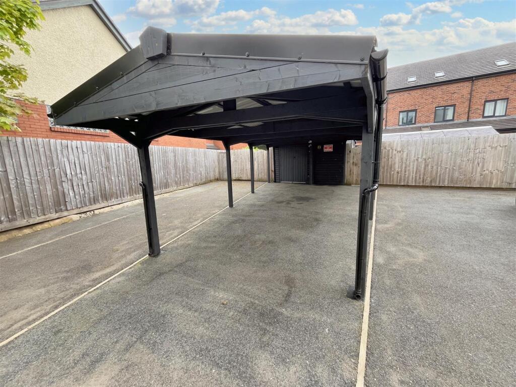Rear Driveway with carport