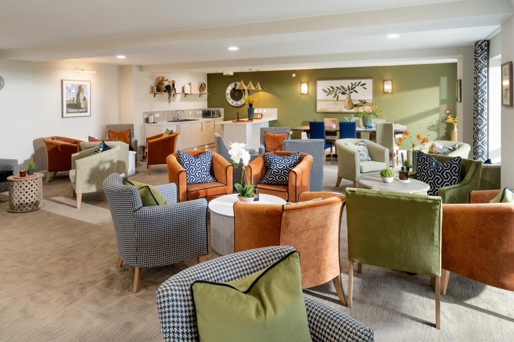 Typical communal lounge