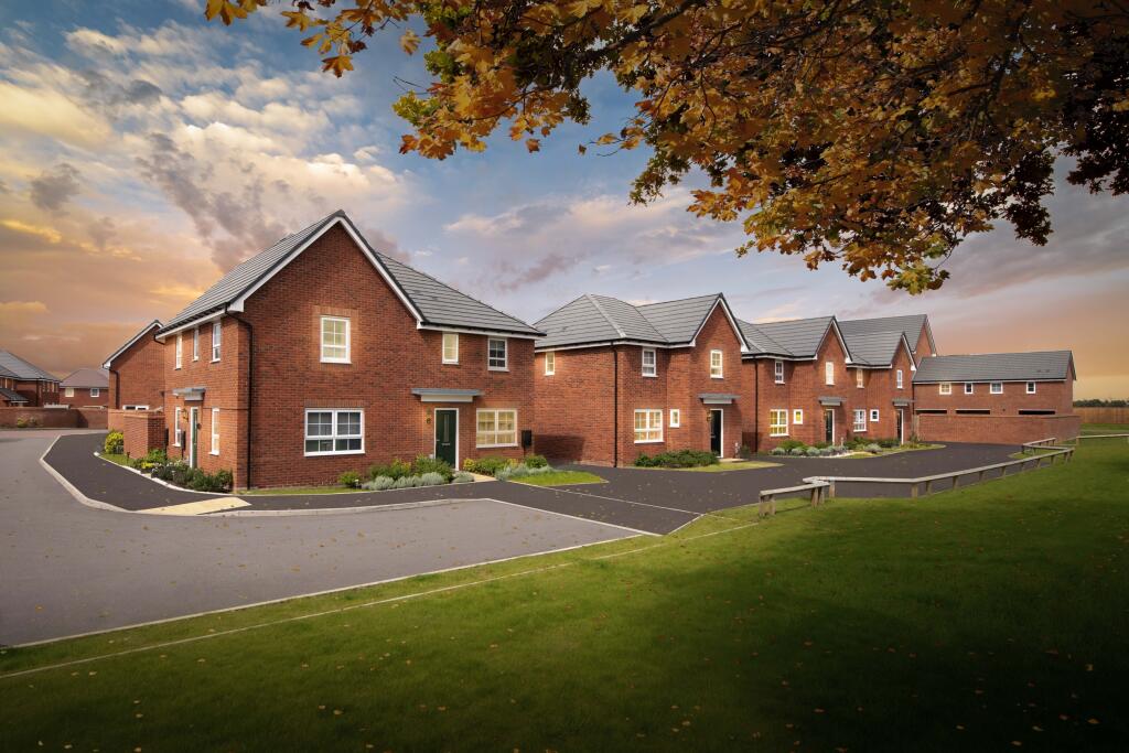 Exterior view of our 3 bed Ellerton, Moresby and 4 bed Kingsley homes