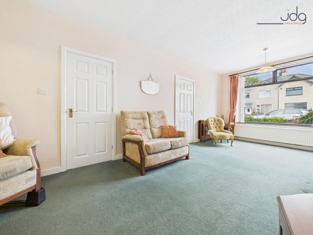 Open plan living dining room
