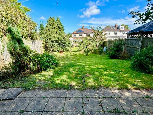 From Rear Garden Back To House