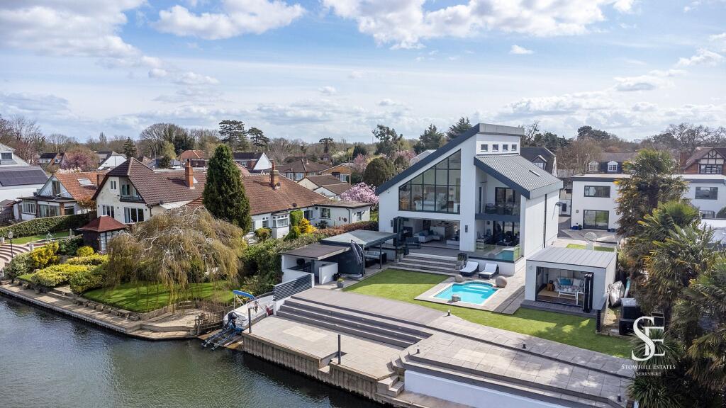 Aerial of rear of house