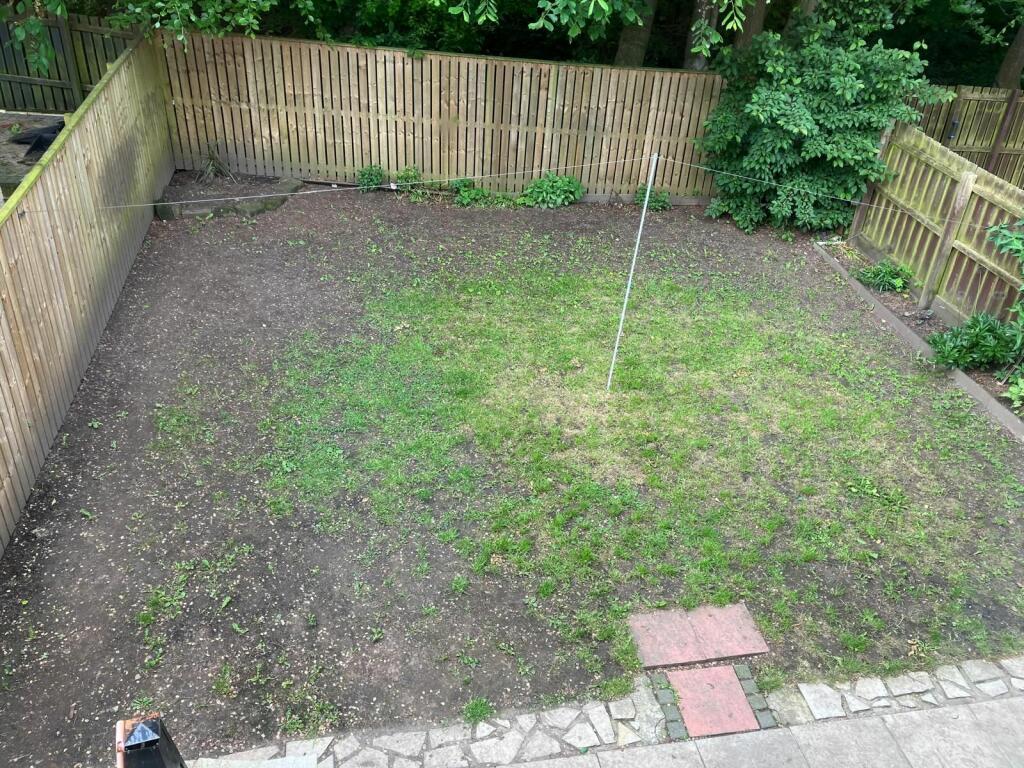 Large enclosed rear garden