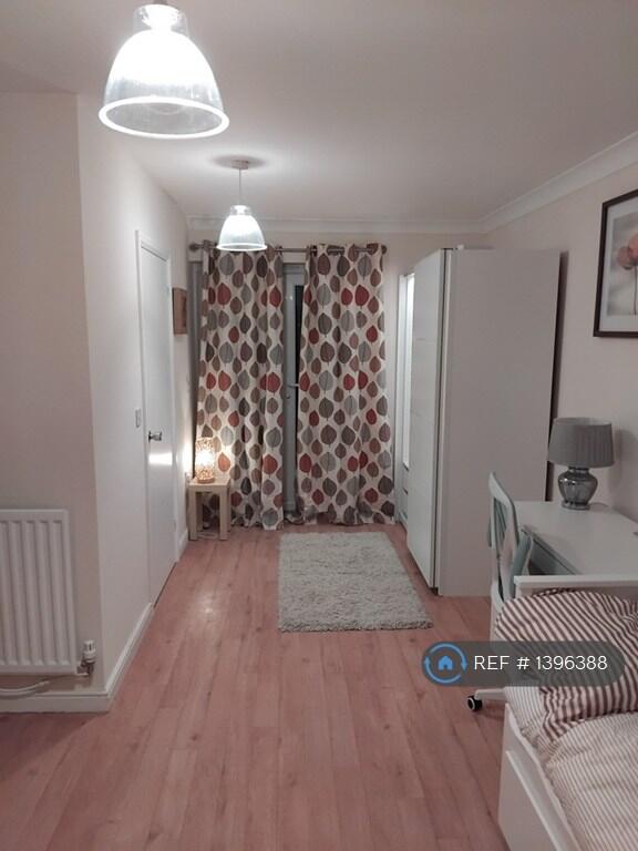 Patio Door View With Curtains